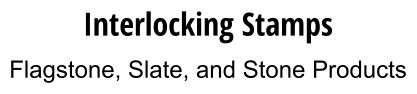 Interlocking Stamps Flagstone, Slate, and Stone Products