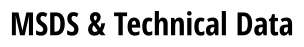 MSDS & Technical Data